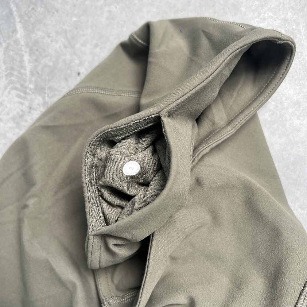 Lululemon Groove Super-High-Rise Flared Pant Nulu Olive Green Size 2 32 Inseam - Picture 4 of 5